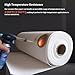 HighTemperature Ceramic Fiber Paper 2300°F (1260°C) Thermal Insulation 100x122cm (39.3x48in) 6mm Thick Ideal for Construction & Light Industry Applications