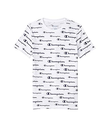 Image of Champion Boys T-Shirt, Kids' T-Shirt For Boys, Lightweight Tee for Kids, Script & Print
