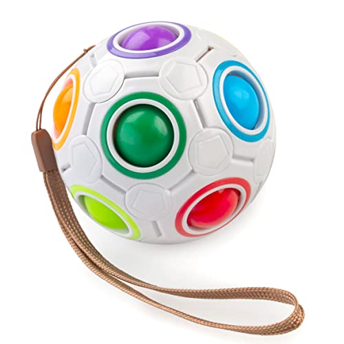 digitCUBE Magic Ball für Kinder und Erwachsene - Regenbogenball Geschicklichkeitsspiel