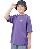 [クリフメイヤー] T シャツ 半袖 COOL MAX すずT キッズ ジュニア 子供服 男女兼用 120 パープル
