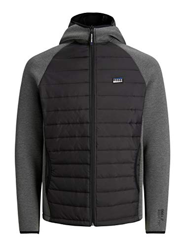 Preisvergleich Produktbild JACK & JONES Male Steppjacke Vorn wattierte XLBlack