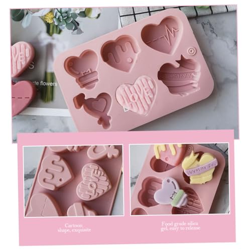Molde de silicona SUPVOX para chocolate con forma de corazón miniatura 7
