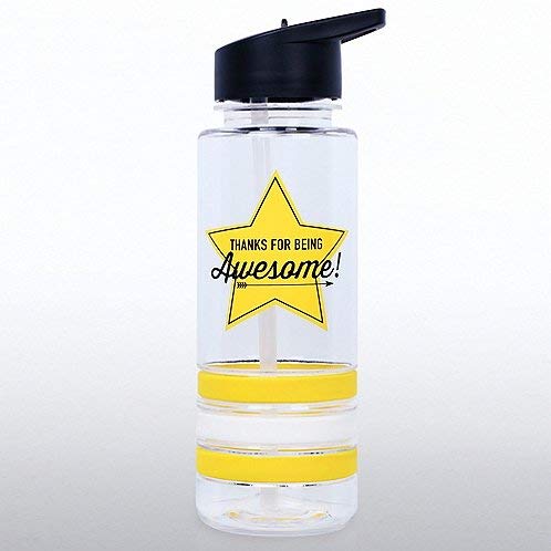 Baudville Employee Gift Water Bottle - Thanks for Being Awesome! - Employee Recognition and Appreciation Award - 24oz
