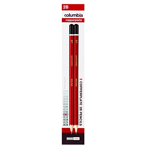 Columbia Copperplate Lead Pencil Hexagonal 2B Pk2