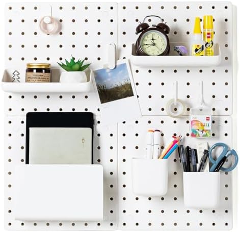 VUSIGN Peg Board Combination Kit, 22"x22" Pegboards and Accessori...