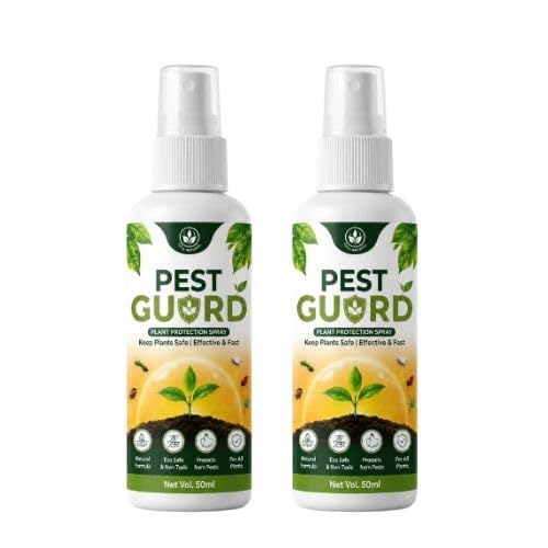 Pest Guard Plant Protect Spray 50ml | Ready-to-Use Plant Protection Spray | Helps Maintain Healthy Indoor & Outdoor Plants | Easy Application Formula for Gardens, Houseplants & Decorative PlantsPack 2-picture-24