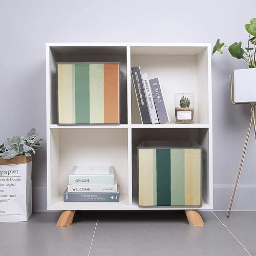 Boîtes de rangement rétro pour dressing ordonné lot de 6 bacs pliants - 6