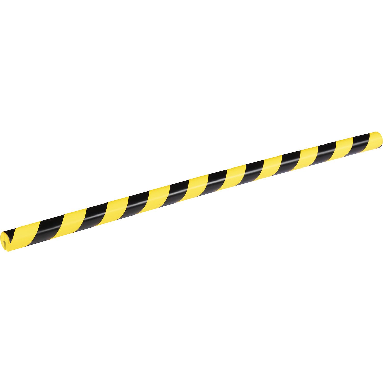 DURABLE | Kantenschutzprofil | Typ E8R | 1-m-Profil | rund | BxH 40 x 40 mm | Gelb/Schwarz