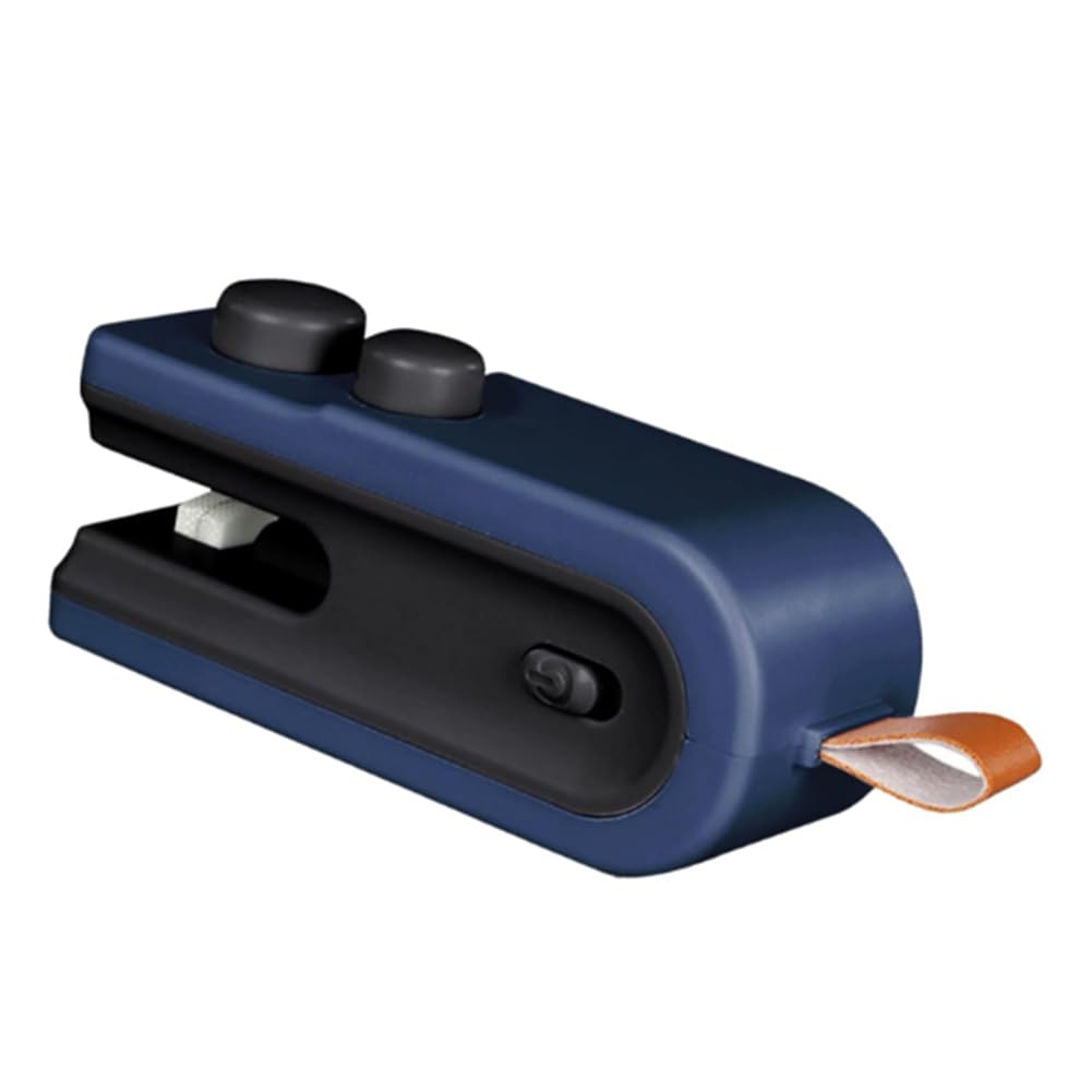Vjsujehgy 2 in 1 Mini Bag Sealer USB Rechargeable Chip Bag Sealer Heat Seal Portable Handheld Vacuum Food Sealer Bag