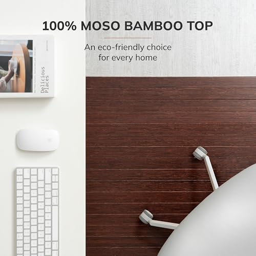 Anji Mountain Office Chairmat Thickest & Sturdy Bamboo Chairmats Highly Premium Quality Anti-Slip Heavy Duty for Multi-Purpose Hardwood Floor Office & Home Floor Protector Office Chair mat-5mm Thick - Thumbnail 3