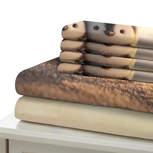 Housse de couette pingouin 3D en microfibre inaltérable durable et ultra douce - 7
