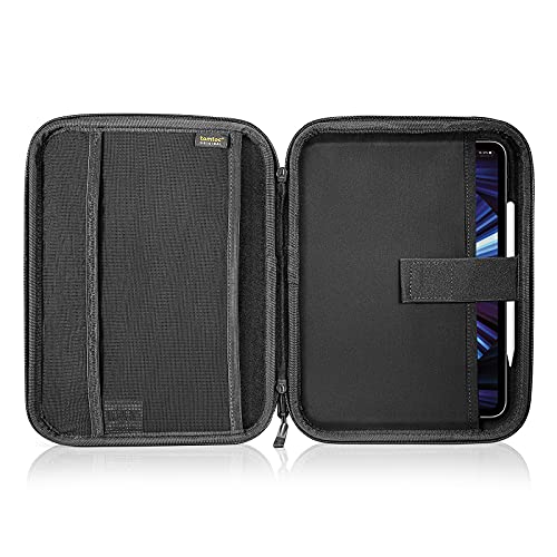 Black Friday Sale 2022 tomtoc Portfolio Case for 2020 10.9 iPad Air 4/ iPad Pro 11-inch/ 10.2 New iPad 2019/10.5 iPad Air , Organizer Bag Holder for iPad Pencil, Cable, A5 Note, Business Storage Padfolio with Tablet Sleeve