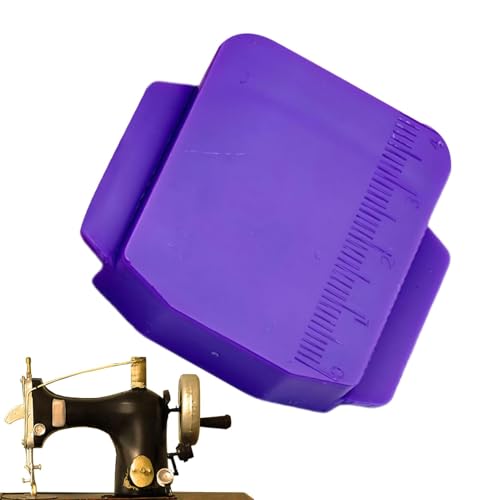 Guía de costura magnética, regla de costura poligonal con escala, herramienta multiusos de costura precisa, fijación para proyectos de acolchado, manualidades y costura, 5 x 4,4 cm