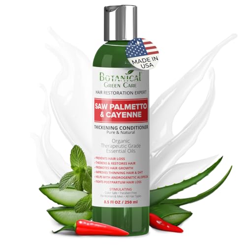 Saw Palmetto & Cayenne Conditioner, Hair Loss, Thickening Conditi...