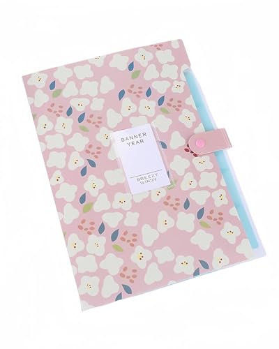 Tibemi蛇腹 ファイル a4 ジャバラファイル ドキュメントファイル a4 大容量 アコーディオン 仕分け8ポケット 書類 収納/整理/仕分け 防水防キズ持ち運び便利 オフィス/ビジネス/家庭用/学校-32.5*24cmピンク