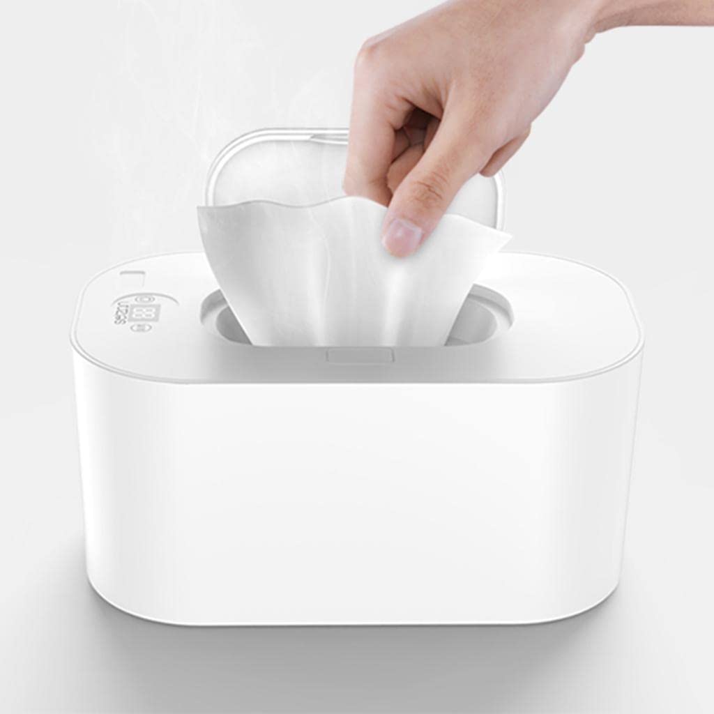 Wipe Warmer Dispenser Fast Charging Large Capacity LED Display for Baby White | Home & Garden | Furniture | Dressers & Chests of Drawers-image-20