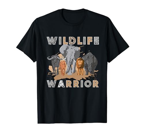 Wildlife Warrior Animal Conservation Advocate T-Shirt