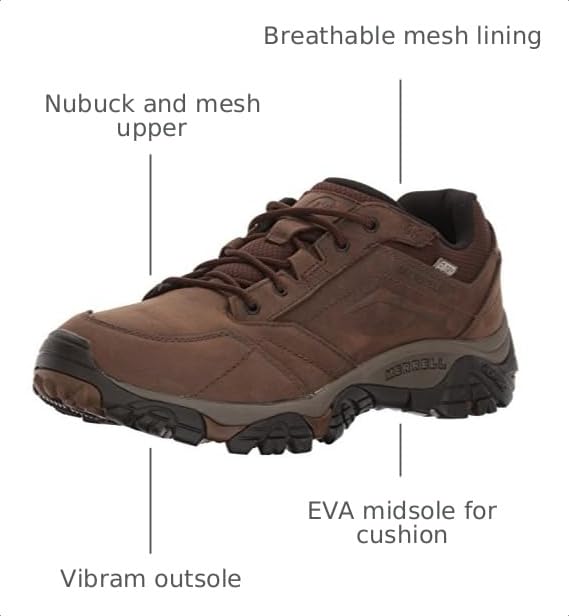 Image of Merrell Men's Adventure Lace Waterproof Hiking Shoe
