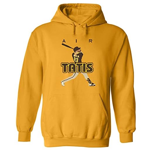 Gold San Diego Air Tatis Hooded Sweatshirt Youth Large