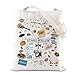 ENSIANTH Stars Hollow Inspired Tote Bag TV Show Merch Dragonfly Inn Shopping Bag Lorelei Rory Fans Gift Lukes Diner Gift (Hollow 1779 bag)