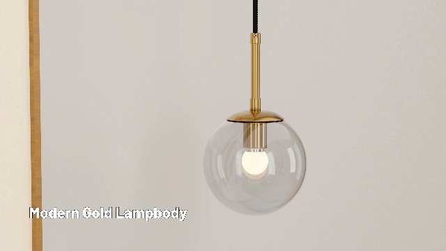 Image of KCO Modern Glass Globe Wall Sconce Set of Two Minimalist Gold Wall Light Fixture with Adjustable Cord Brass Round Glass Wall Mounted Reading Lamp (Clear-2PC)
