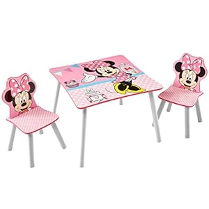 Minnie Mouse – Set van tafel en 2 stoelen voor kinderen
