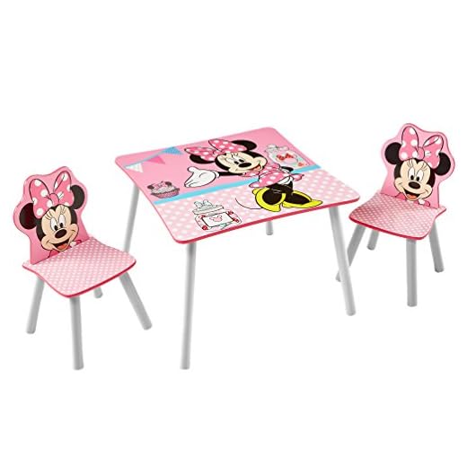 Mimmi Pigg – set med bord och 2 stolar för barn