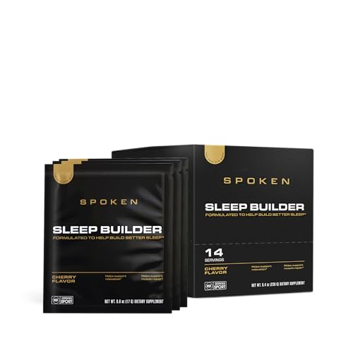 Spoken Nutrition Sleep Builder Sachets 14ct Cherry – Amino Acid