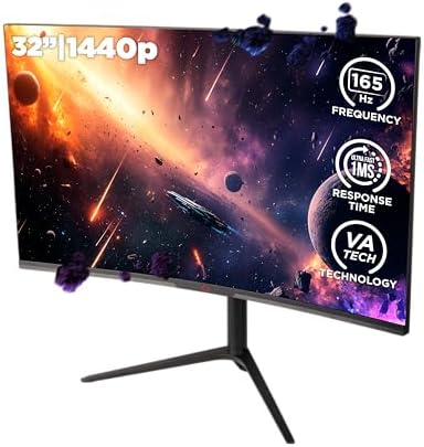 Konix Monitor Gaming Curvo Cosmos 32" PC, PS5, Xbox - Resolución ...