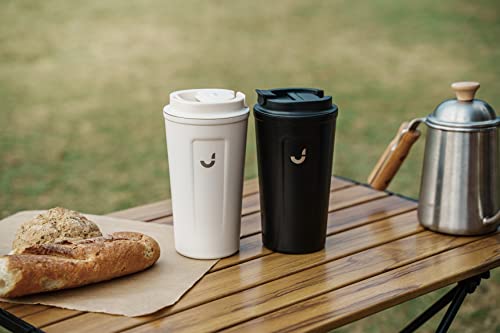 Joysen 17 Oz Insulated Mug With Spill Proof Lid, Keeps Beverages Hot Or Cold For Hours, Ideal For Commuters, Reusable Stainless Steel, Double Wall (Black) #TOP3