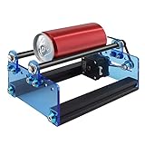 TWOTREES 360°Laser Rotary Roller,Y-axis Rotary Roller Engraving Module with Engraver Heightening Column for Engraving Cylindrical Objects Cans (360°Rotating Engraving Axis Tools)