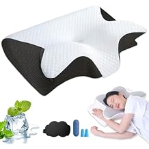 Pillow Hospitality Collection, Pillows - Premium Neck & Posture Support, Ergonomic Memory Foam Cervical Neck Pillow for Sleeping, for Back Stomach Side Sleeper Black