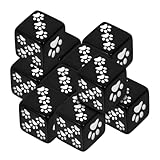 Dés polyédriques : les dés ont une surface lisse qui apporte une sensation de toucher confortable, une taille compacte, facile à saisir et à jouer, dés en résine