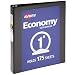 Avery 1 Inch Economy View 3 Ring Binder, Round Ring, Holds 8.5" x 11" Paper, 1 Black Binder (05710)