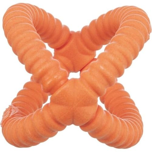 Trixie Aqua Toy Greifer - schwimmendes Hundespielzeug aus TPR zum Apportieren - ø 17 cm Lime, Motivationsspielzeug für Hunde zum Werfen & Ziehen - 33448