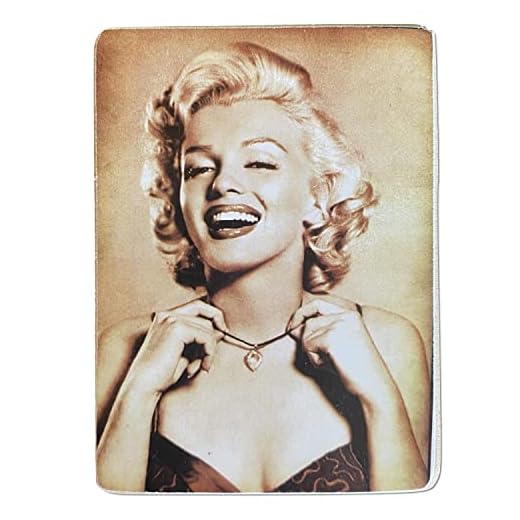 Kustom Art - Imán (imán) Serie Attori Famosi Marilyn Monroe estilo vintage para frigorífico/garaje/bar impresión sobre madera 10 x 6 cm