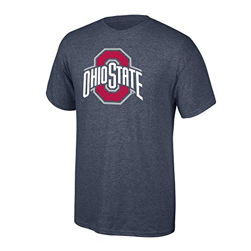 Elite Fan Shop NCAA Men's Ohio State Buckeyes T Shirt Charcoal Icon Ohio