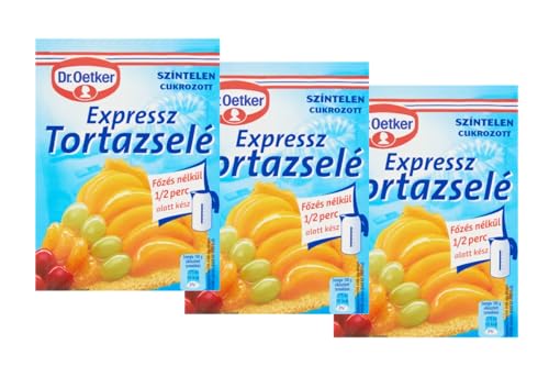 Dr. Oetker Express Tort-Gelee - Clear 50 g, Pack of 3