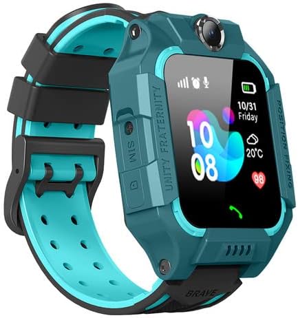 UAETECHUAETECH Smart watch for kids - Q19 smartwatch Modio watch Baby monitor Camera for kids Alarm clock Watch with (2G) Sim Card Support Birthday gift العاب اطفال