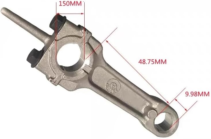 Replacement Connecting Rod Compatible with Hon-da GXH50 142F 13200-ZM7-V30 Conrod Spare Parts