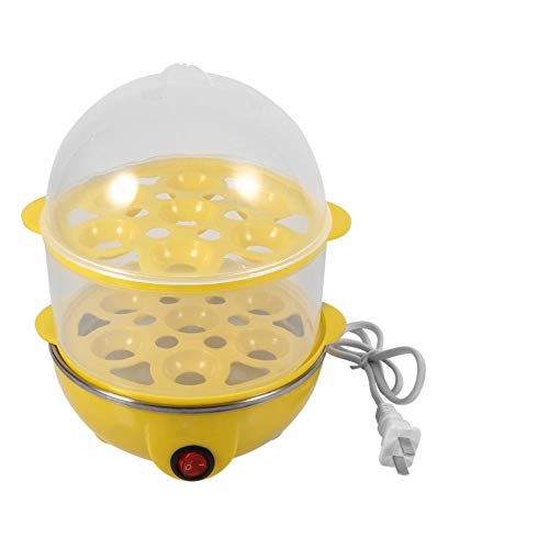 Param Egg Cooker Simple Healthy Double Decker Design Steaming Shelf for Bread and Vegetables-image-5