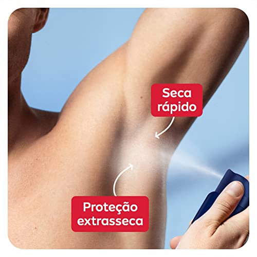 NIVEA MEN Desodorante Antitranspirante Aerossol Dry Impact 200ml - Alta proteção eficaz de 72 horas