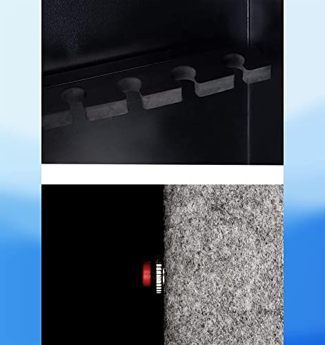 Quicktec Larger And Deeper Rifle Safe, New And Improved Gun Safe For 5-6 Rifles And Shotguns For Home, Quick Access Gun Storage Cabinet (W Or W/O Scope) With Pistol Lockbox Silent Mode #TOP3