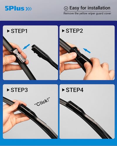 Image of 22 inch+21 inch Windshield Wiper Blades Replacement for Ford Maverick 2022 2023 2024 Original Factory Quality Fit for Top Lock Front Wipers Arm(Pack of 2)