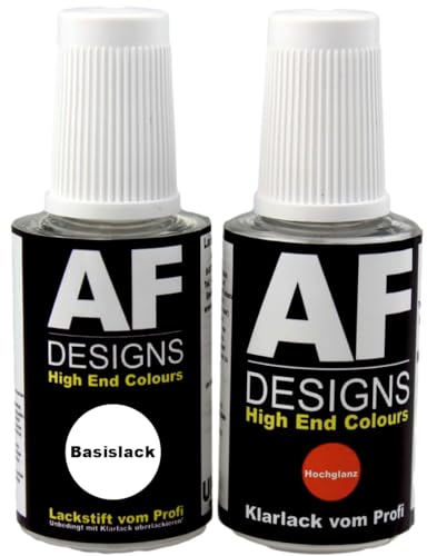 Alex Flittner Designs Lackstift Set kompatibel mit VW LA7T Unitedgrey Metallic + Klarlack je 20ml Autolack Set Alex Flittner Designs Lackstift Set kompatibel mit VW LA7T Unitedgrey Metallic + Klarlack je 20ml Autolack Set
