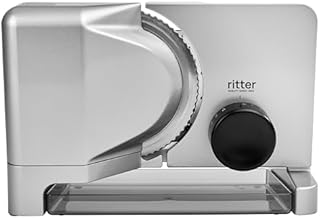 Ritter E 16 Elektryczna Krajalnica do Wszystkiego, z Silnikiem Eco, Srebrny Metaliczny