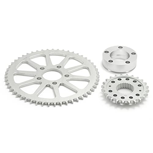 Tofr Drive Front Rear Sprocket Conversion Kit For Harley Fxd Fxdwg 06-17 Soft...