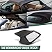GRAND ORANGE Convertible Soft Top with Clear Window Compatible with BMW 3-Series E30 Convertible 1986-1993 Black