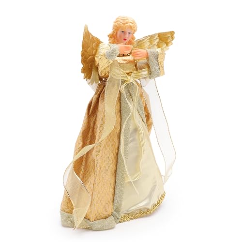 Christmas Concepts® 300mm (12) Traditional Tree Top Angel - Christmas Tree Topper Decoration - Gold Or Silver (Gold)