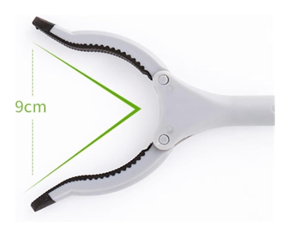 Pinza telescopica, Pinza raccogli Oggetti, Raccoglitore di Clip Multifunzionale, Bastone for Raccogliere i rifiuti, for ausili di raggiungimento(Grey)